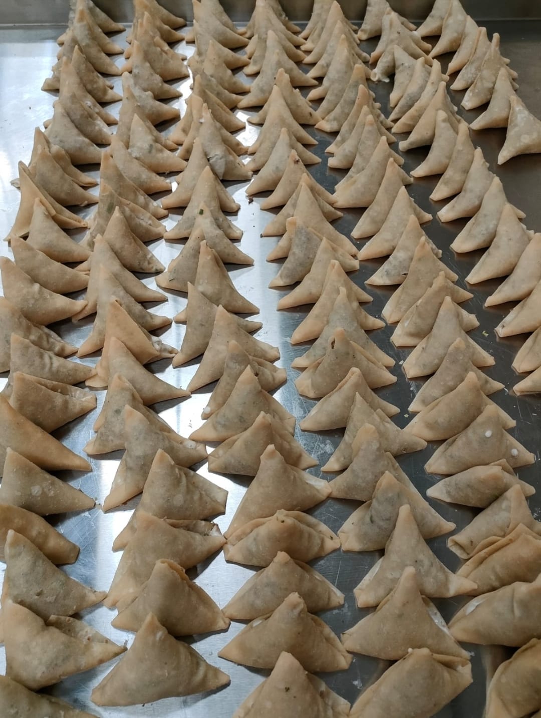 Hand-folded beef samosas from Kamundia Butchery Nairobi