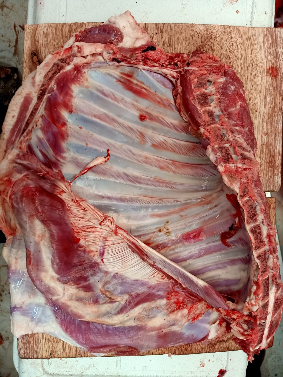 Goat and lamb ribs for nyama choma, Kamundia Butchery Nairobi