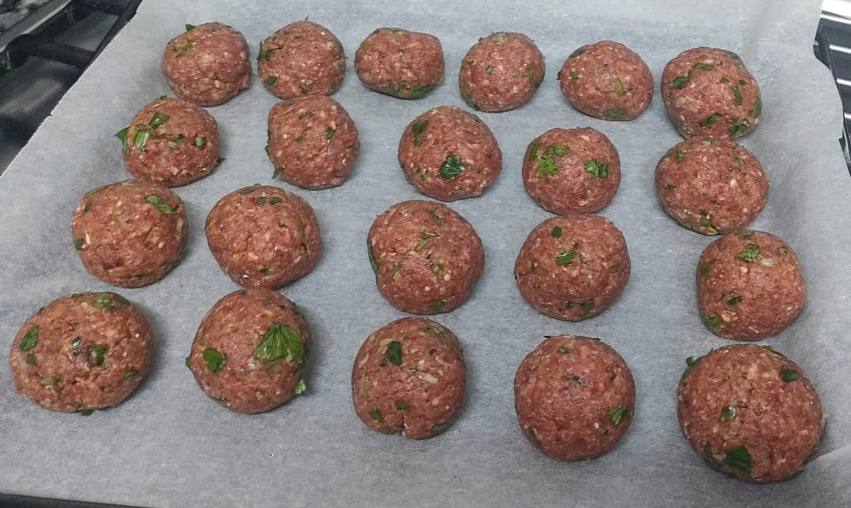House-made meatballs from Kamundia Butchery Nairobi