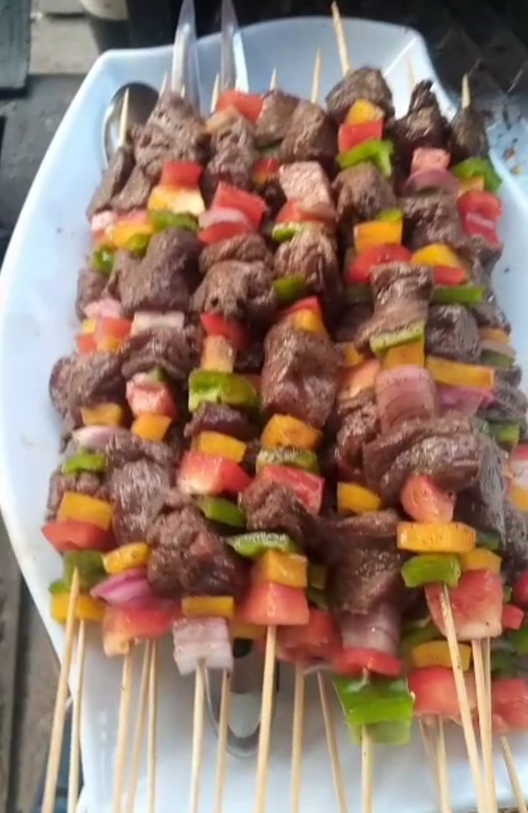 Marinated beef mshikaki skewers from Kamundia Butchery Nairobi