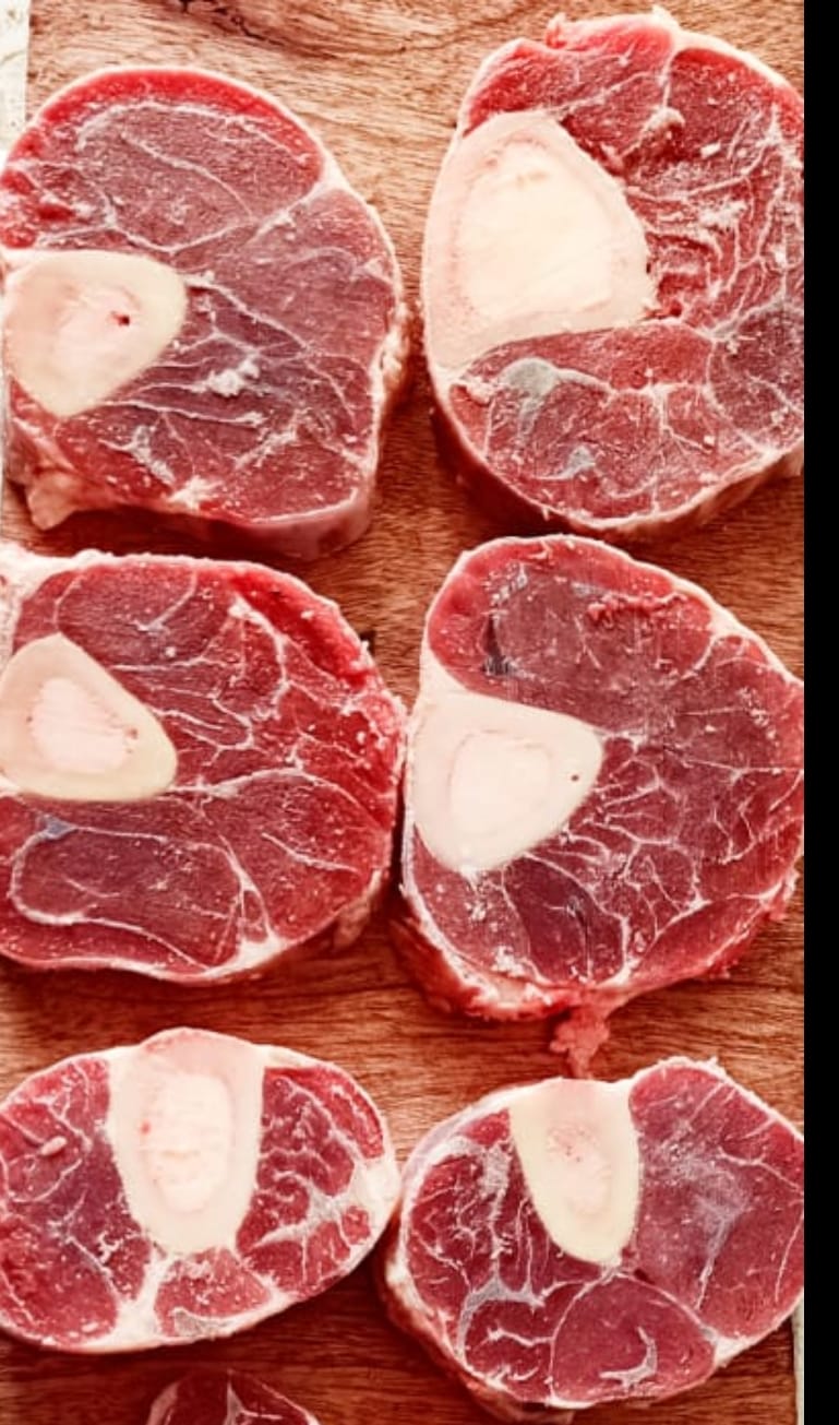Ossobucco beef shank cross cut with marrow bone, Kamundia Butchery Nairobi