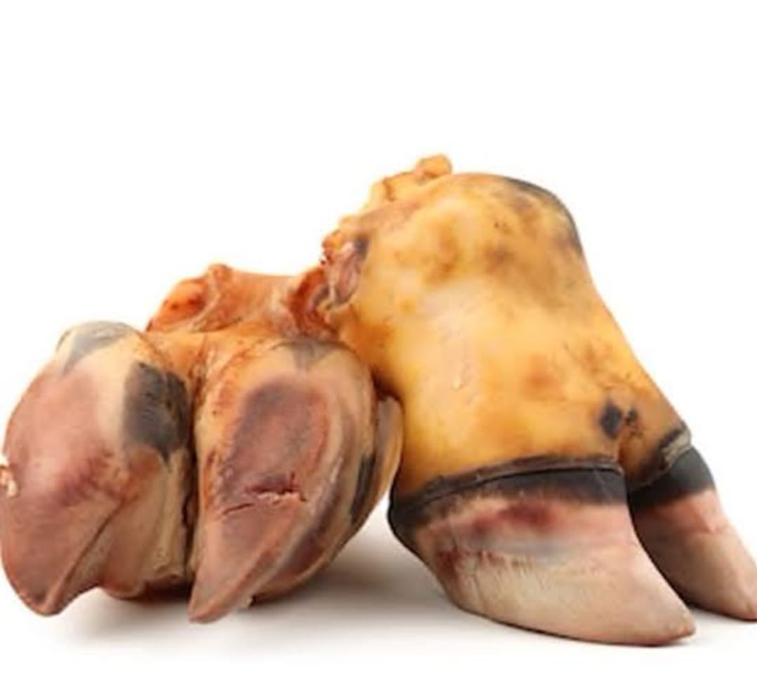 Fresh trotters cut for slow cooking, Kamundia Butchery Nairobi