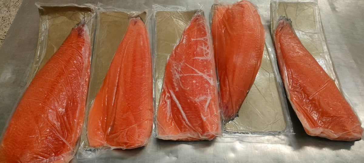 Salmon steaks and slices from Kamundia Butchery Nairobi